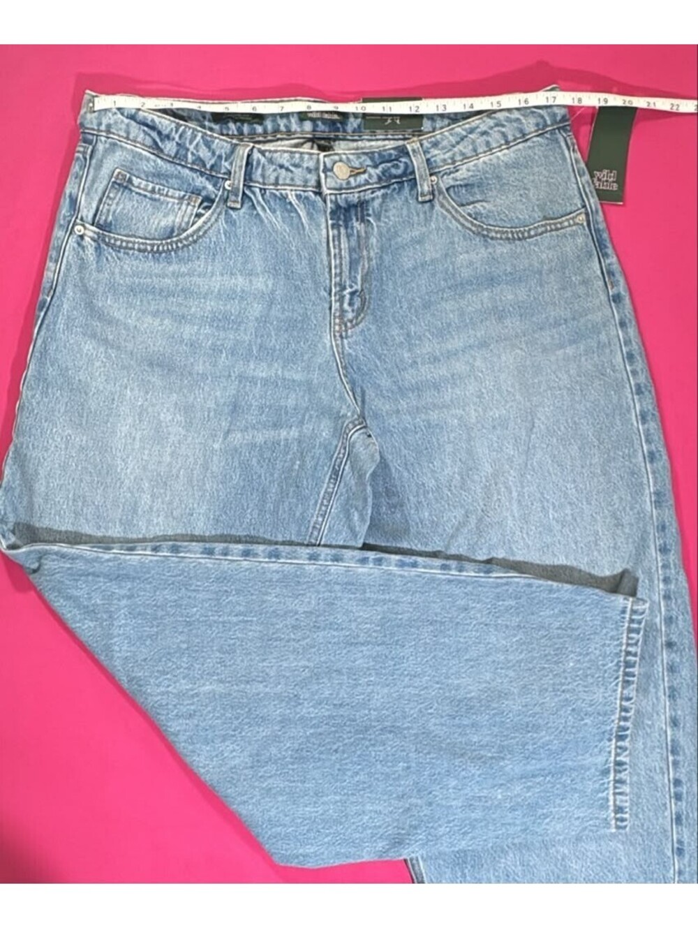 Wild Fable Rigid Denim Jeans – Light Wash High Rise Straight Fit Size 12